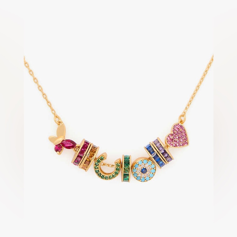 Kate Spade Rainbow Joy Charm Necklace